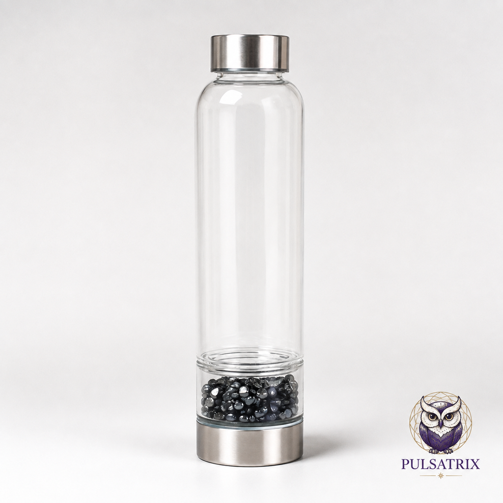 Bouteille avec Compartiment à Hématite