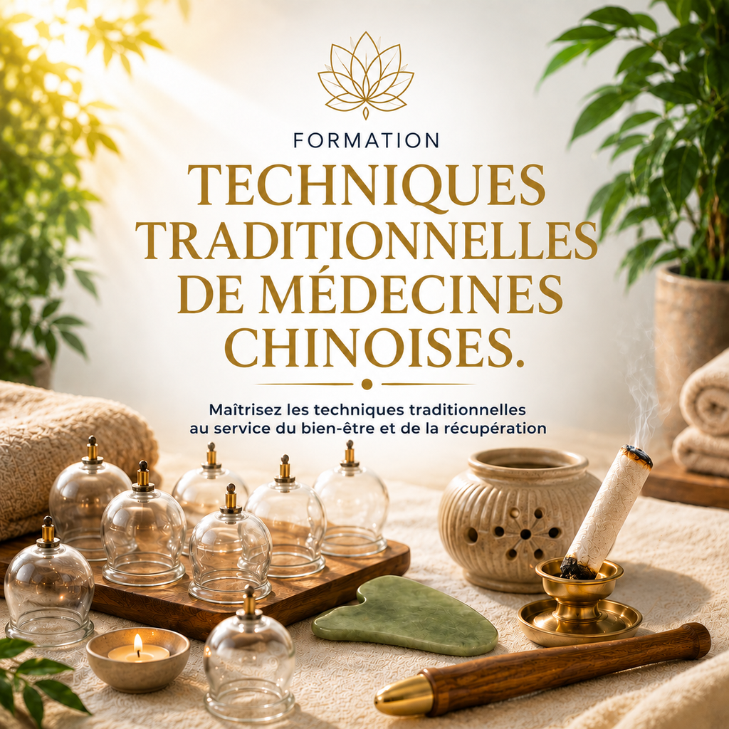 Techniques traditionnelles de médecines chinoises (Du 18 au 21 janvier 2027)