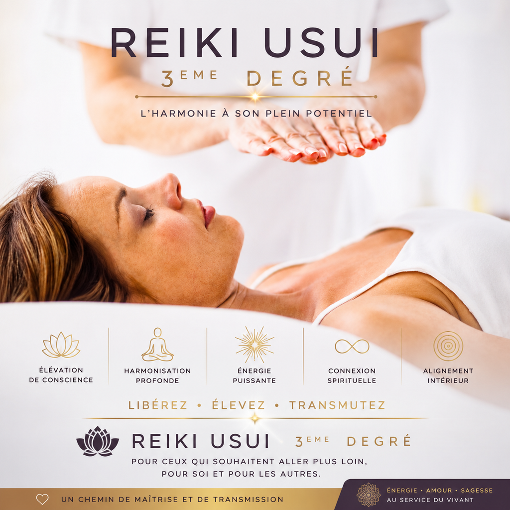 Formation Reiki Usui 3ème degré (Shinpiden)